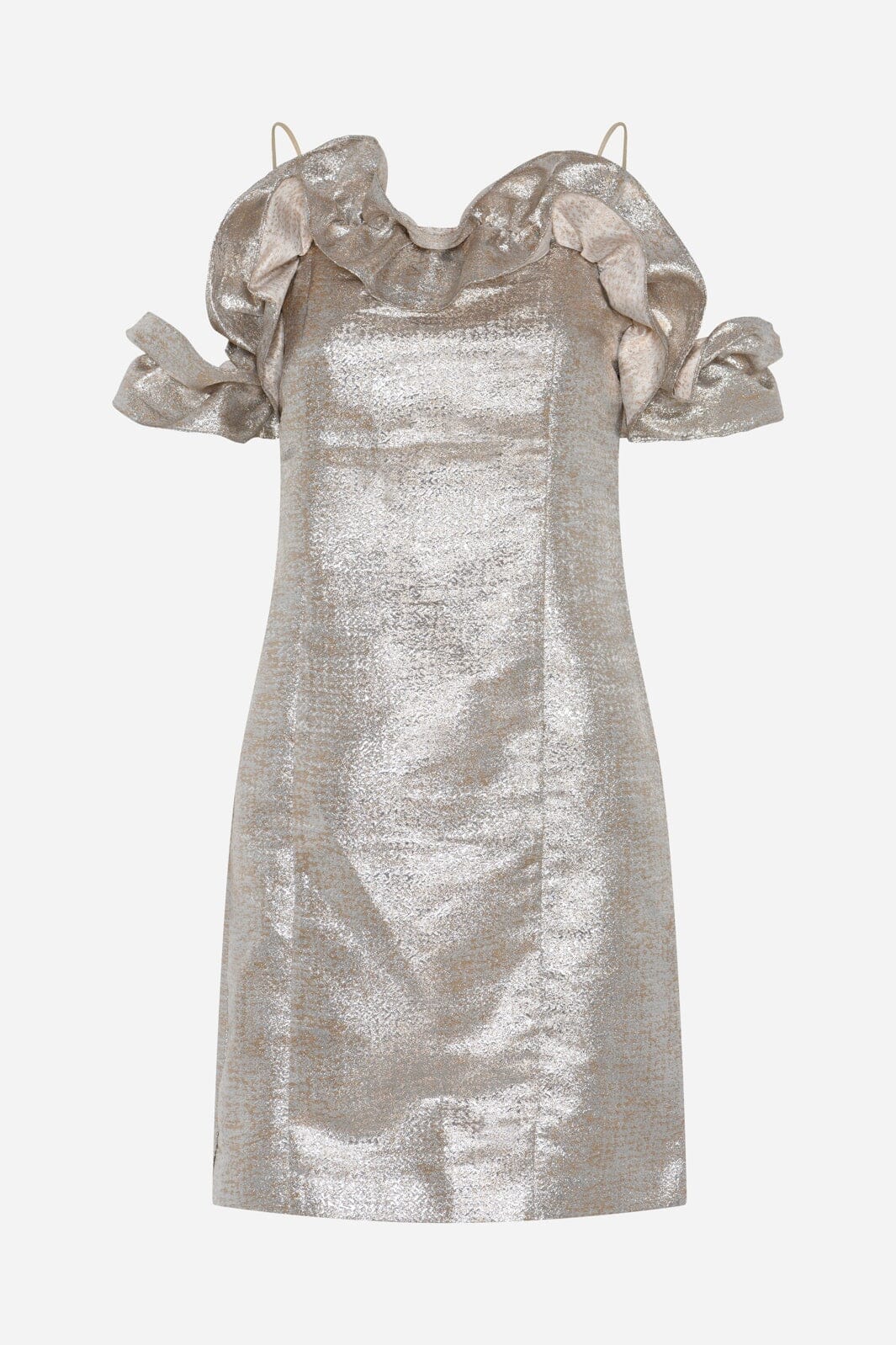 Bruuns Bazaar - Wallichiabbmartha Dress BBW4995 - Gold/Silver