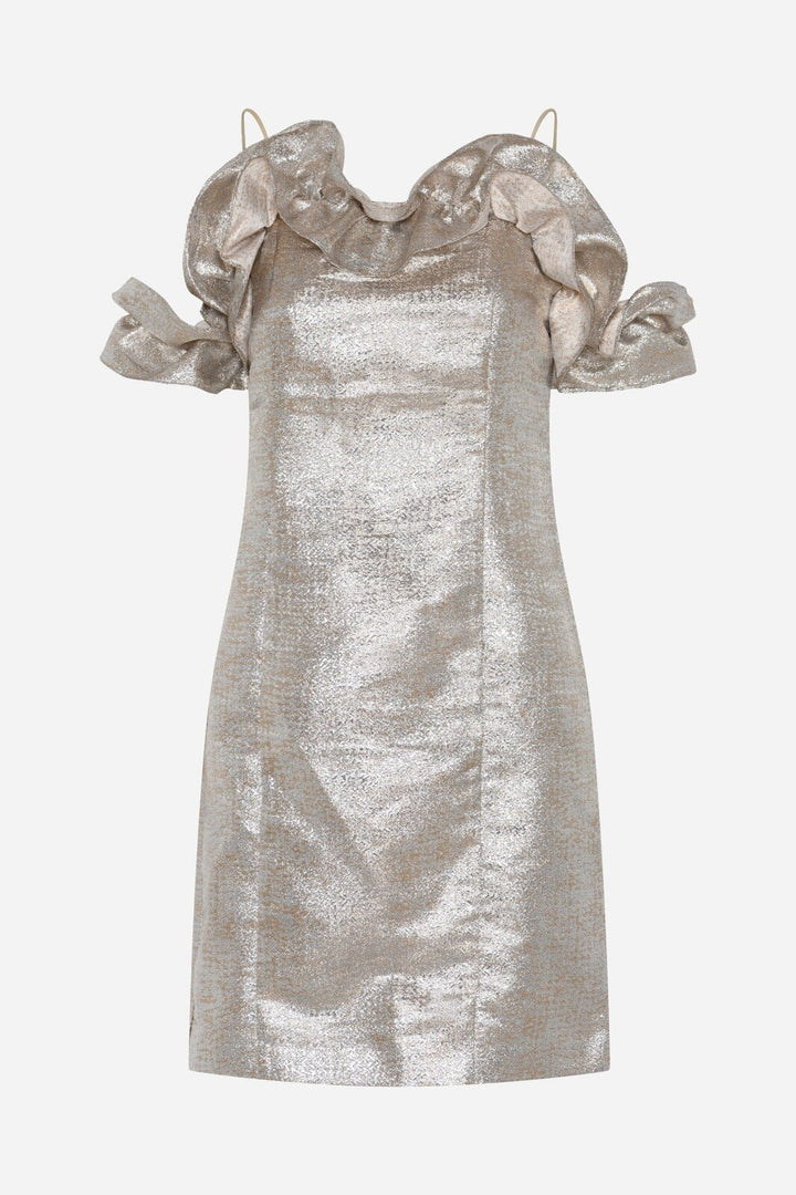 Bruuns Bazaar - Wallichiabbmartha Dress BBW4995 - Gold/Silver