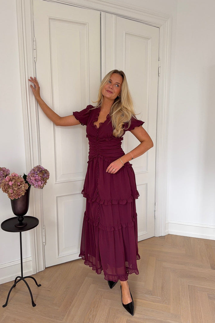 BYIC - Arielic Long Dress A25193 - Bordeaux Kjoler 