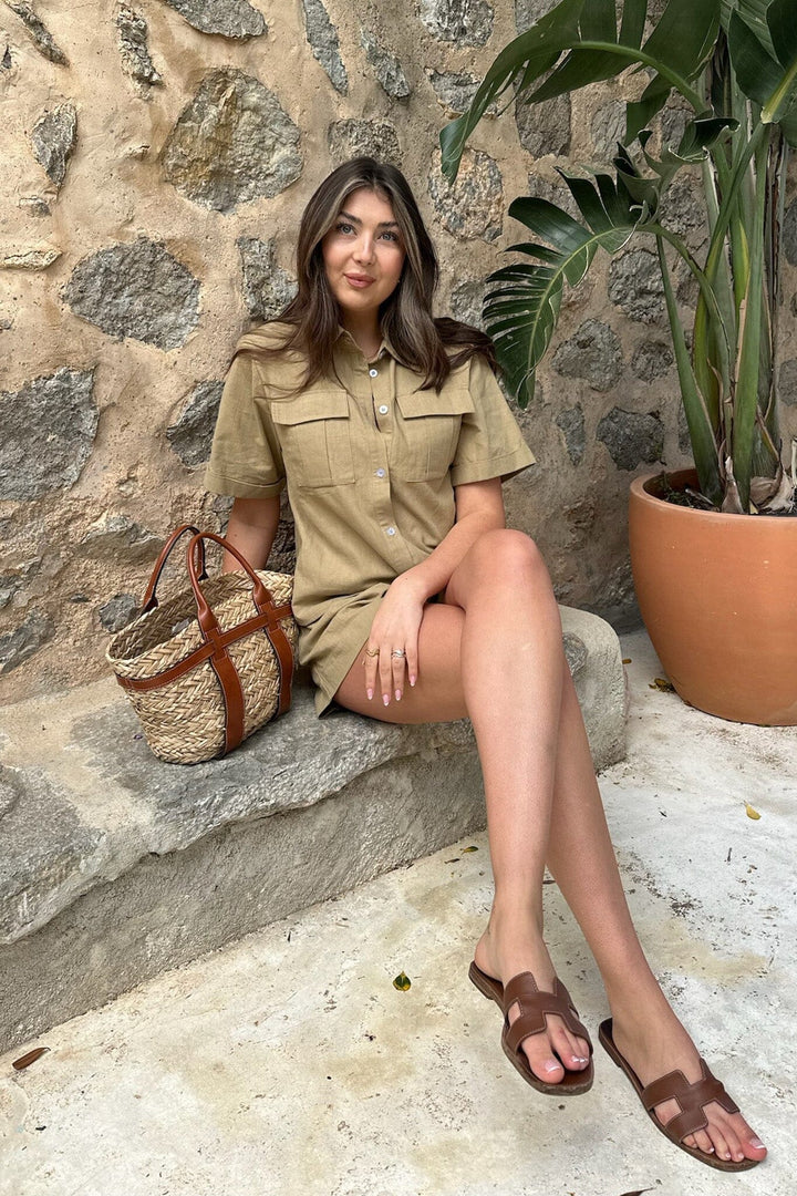 BYIC - Celinaic Shirt - lkhaki Light Khaki