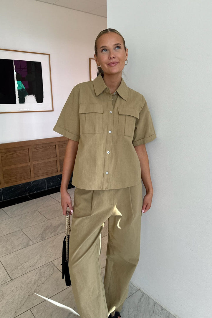 BYIC - Celinaic Shirt - lkhaki Light Khaki