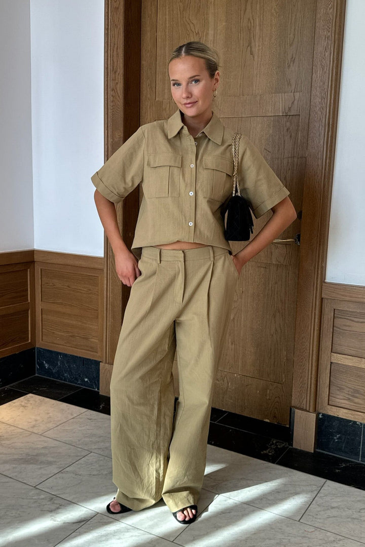 BYIC - Celinaic Shirt - lkhaki Light Khaki