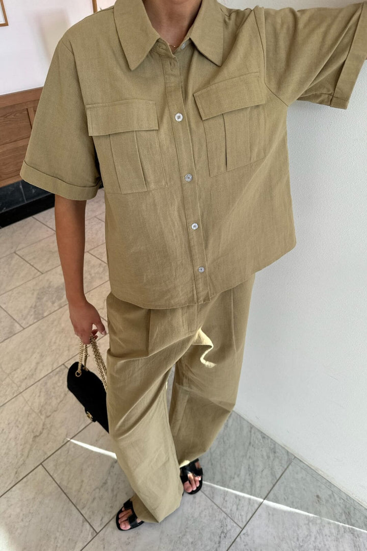 BYIC - Celinaic Shirt - lkhaki Light Khaki