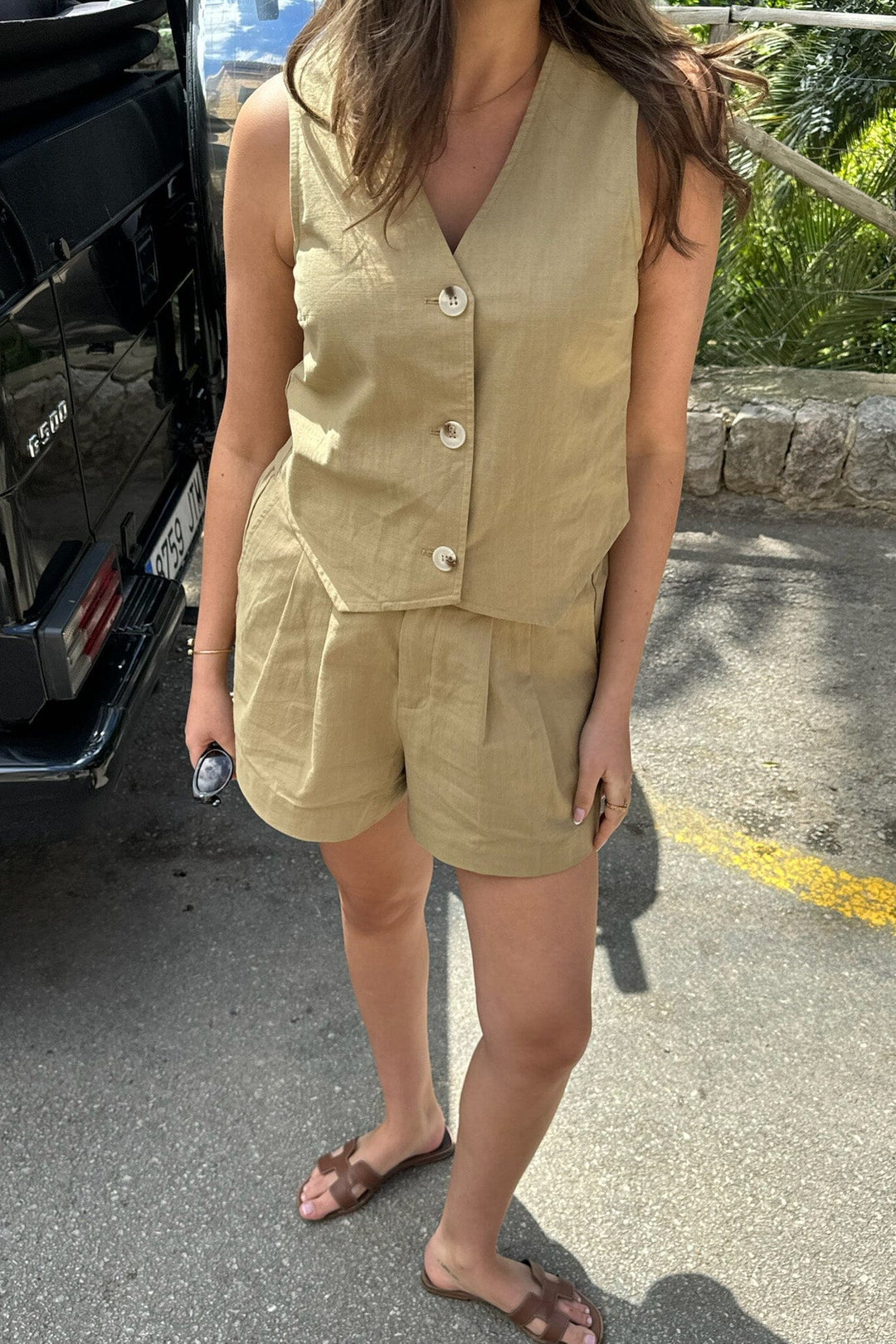 BYIC - Celinaic Vest - lkhaki Light Khaki