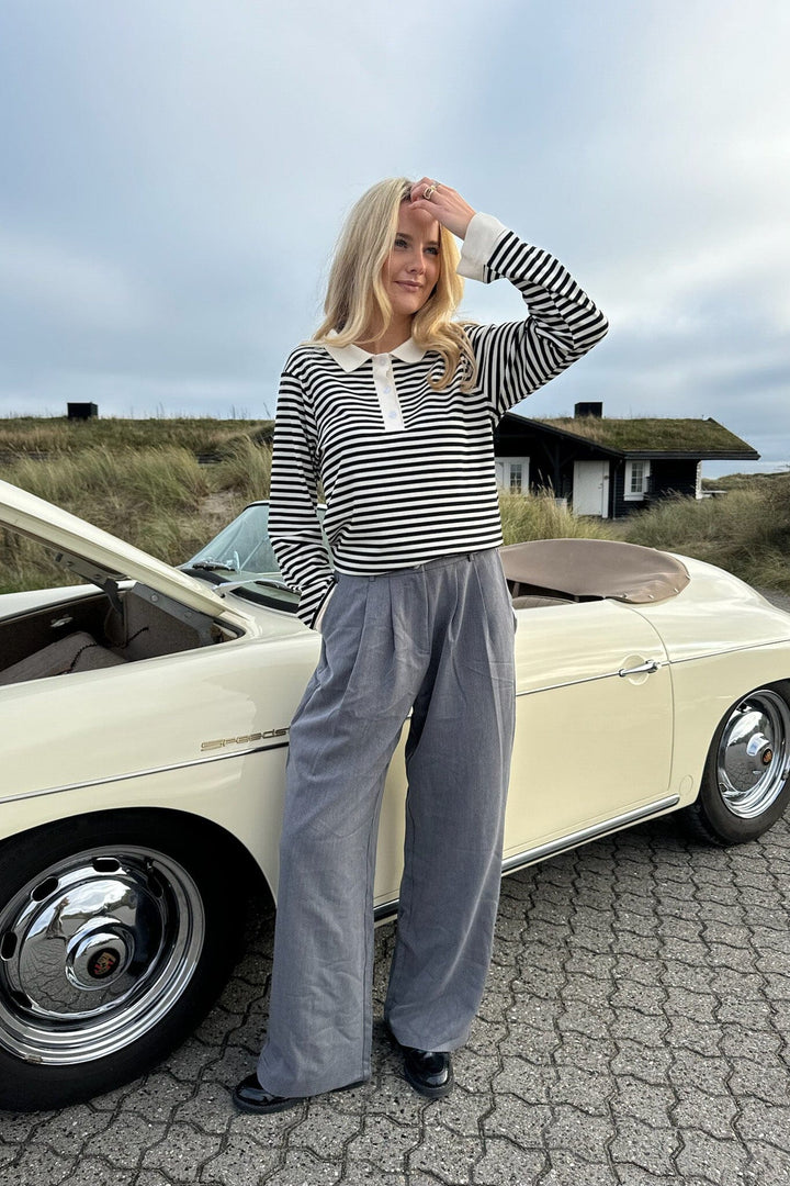BYIC - Claraic Pants - grey Grey Bukser 