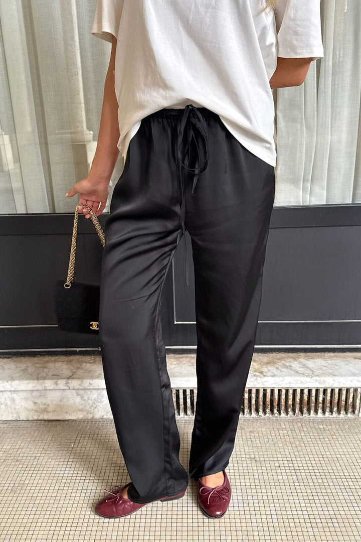 BYIC - Fieic Pants A23851 - Black Satin