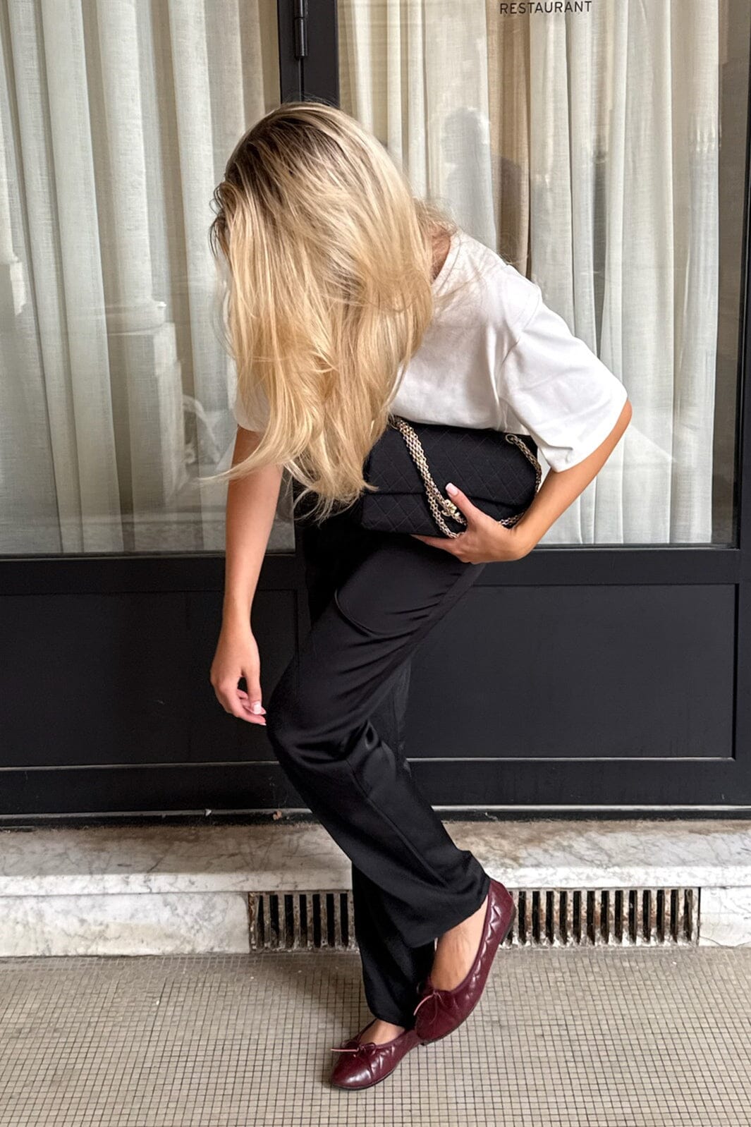 BYIC - Fieic Pants A23851 - Black Satin