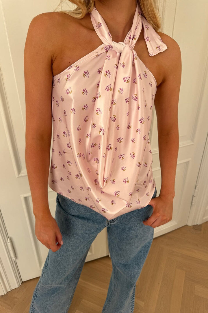 BYIC - Hollyic Wrap Top A2553 - Pink