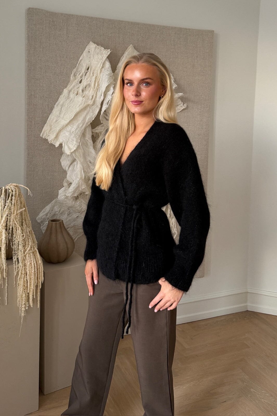 BYIC - Idaic Wrap Cardigan 85119 - Black