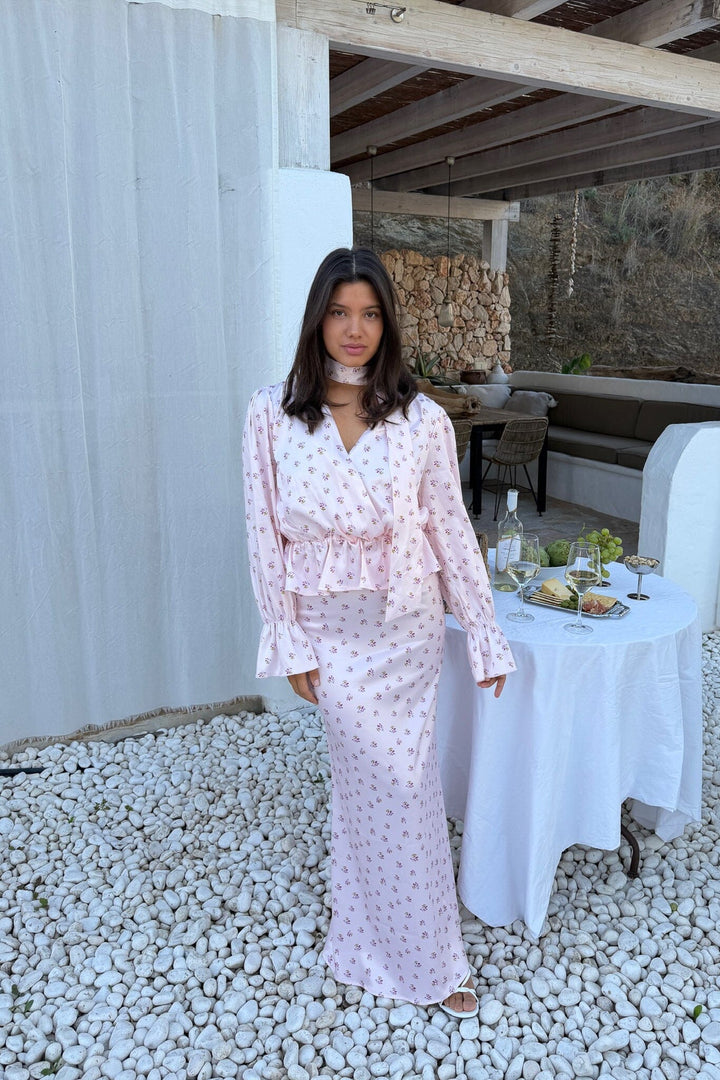 BYIC - Merleic Maxi Skirt A2569 - Pink Nederdele 