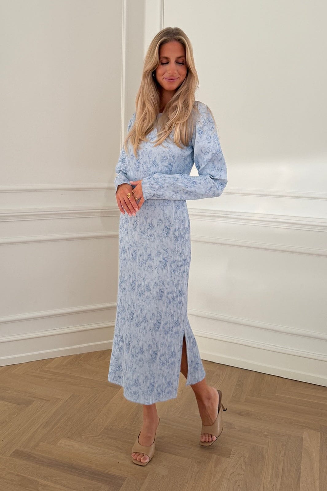 BYIC - Odaic Dress A1015 - Soft Blue Blossom