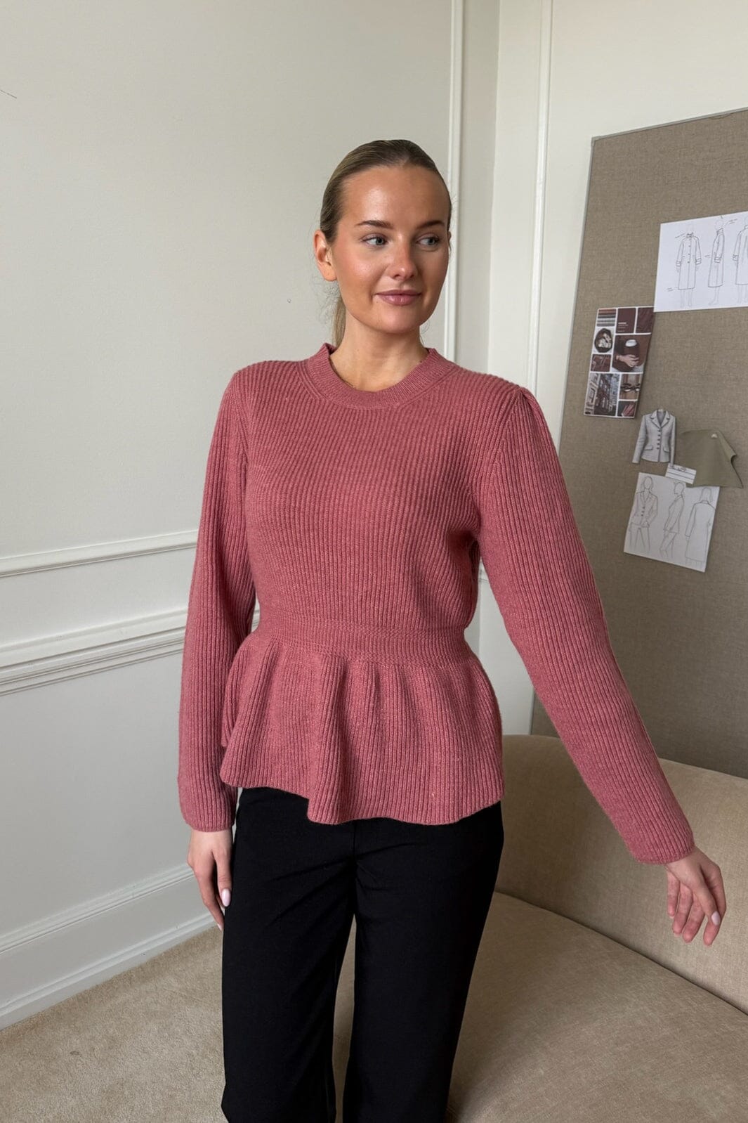 BYIC - Saraic Sweater D059-2 - Dusty Rose