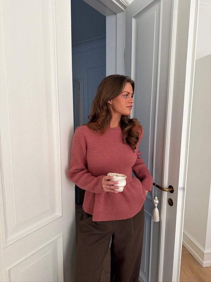 BYIC - Saraic Sweater D059-2 - Dusty Rose Strikbluser 