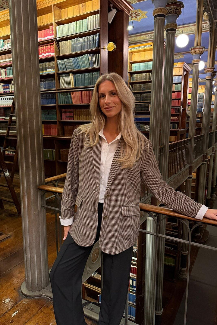 BYIC - Signatureic Blazer A23986 - Brown Checks Blazere 