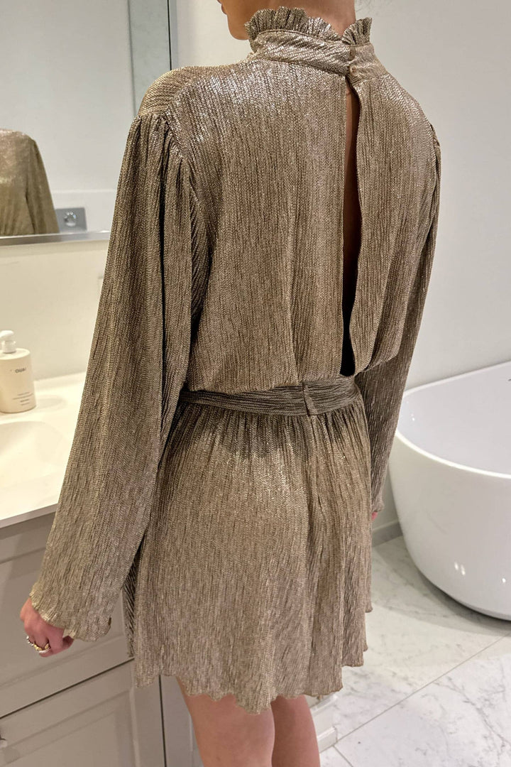 BYIC - Thelmaic Dress - goldg Gold Glitter