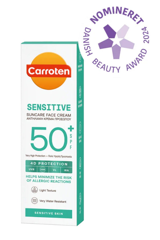 Carroten - Face Sensitiv Cream Spf 50 8571051987 - Solcreme 
