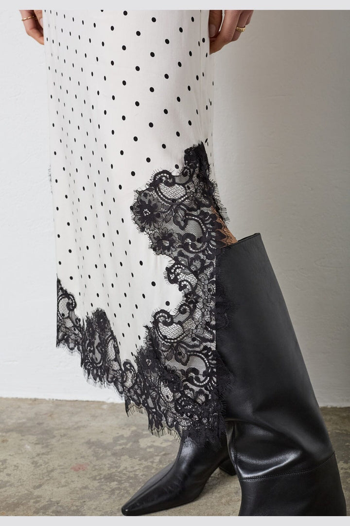 Co´Couture - Amelicc Dot Lace Skirt 44039 - 11 - Off White