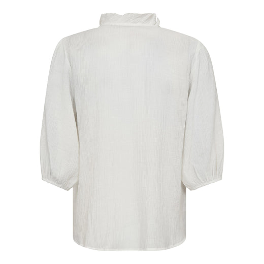 Co´Couture - Anikacc Frill Ss Shirt 35905 - 11 - Off White Skjorter 