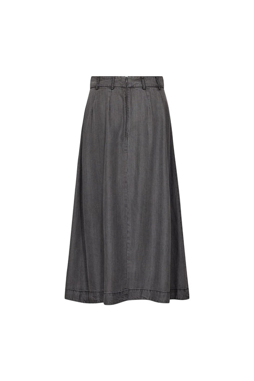 Co´Couture - Anyacc Denim Pleat Skirt 34181 - 139 - Mid Grey