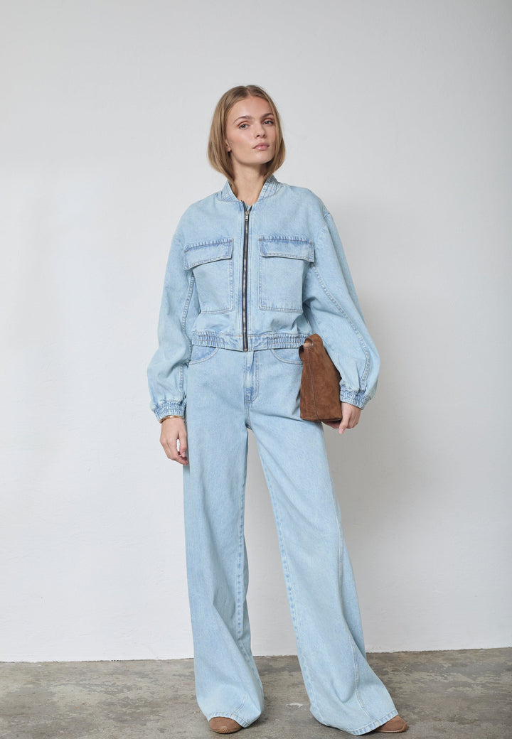 Co´Couture - Aronacc Bomber 40038 - 23 - Pale Blue Jakker 