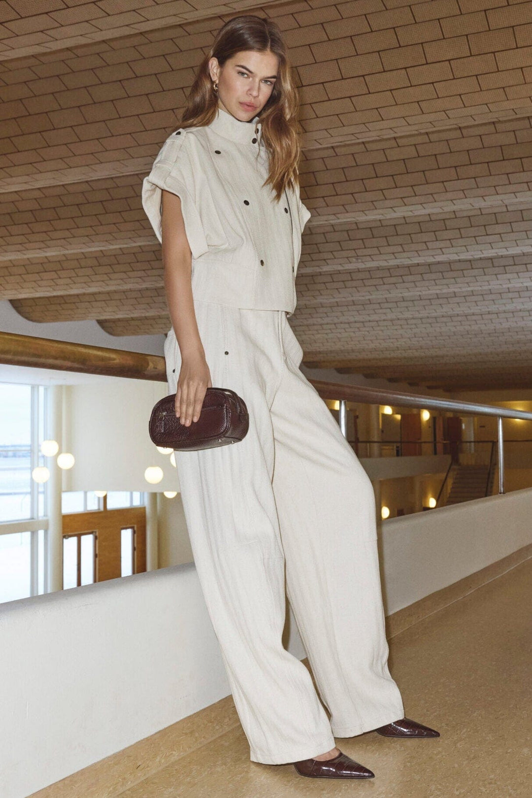 Co´Couture - Calincc Pant 500117 - 10003 - Creme Bukser 
