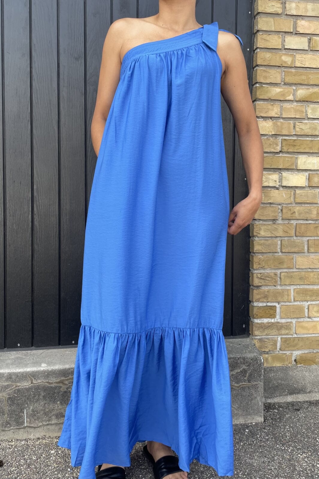 Co´couture - Callum Asym Dress - New Blue Kjoler 