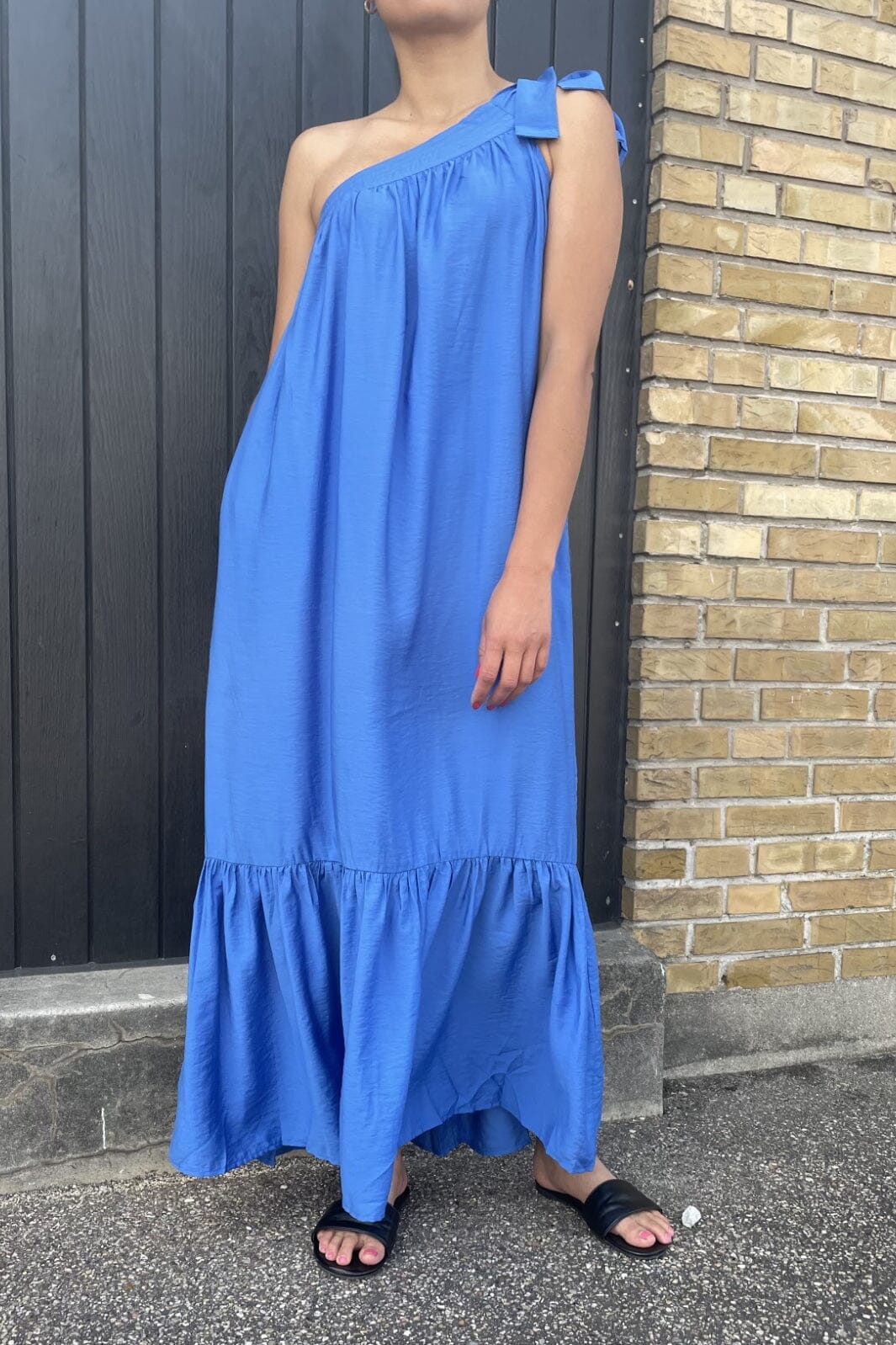 Co´couture - Callum Asym Dress - New Blue Kjoler 