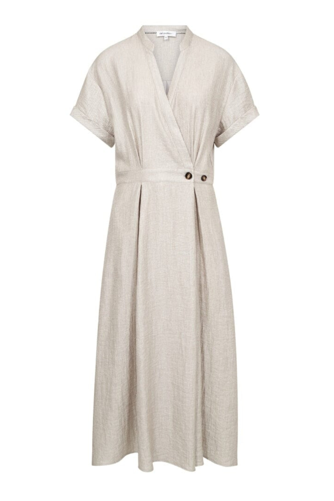 Co´Couture - Chercc Wrap Ss Dress 46124 - 930 - Silver