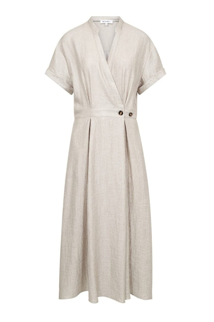 Co´Couture - Chercc Wrap Ss Dress 46124 - 930 - Silver