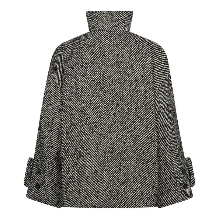 Co´Couture - Claracc Crop Jacket 30332 - 1196 - Offwhite-Black