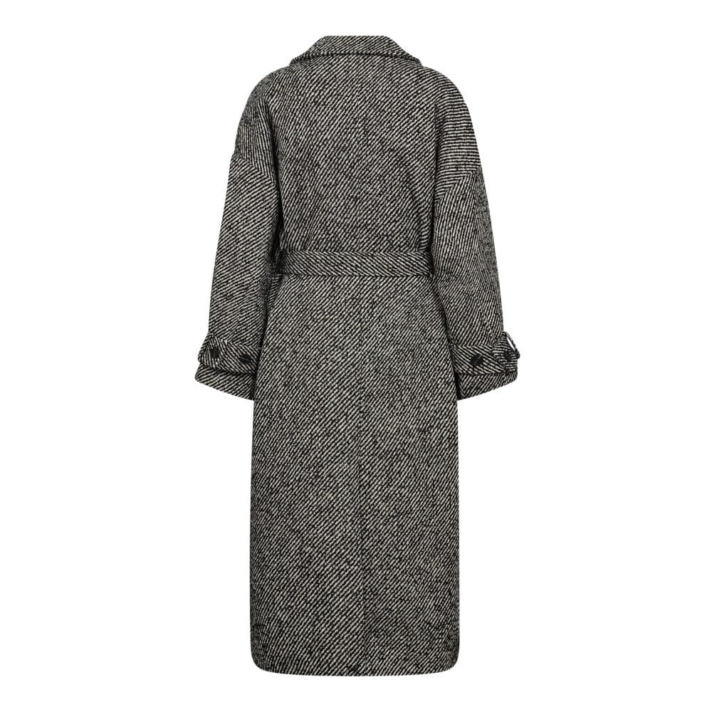 Co´Couture - Claracc Raglan Coat 30331 - 1196 - Offwhite-Black