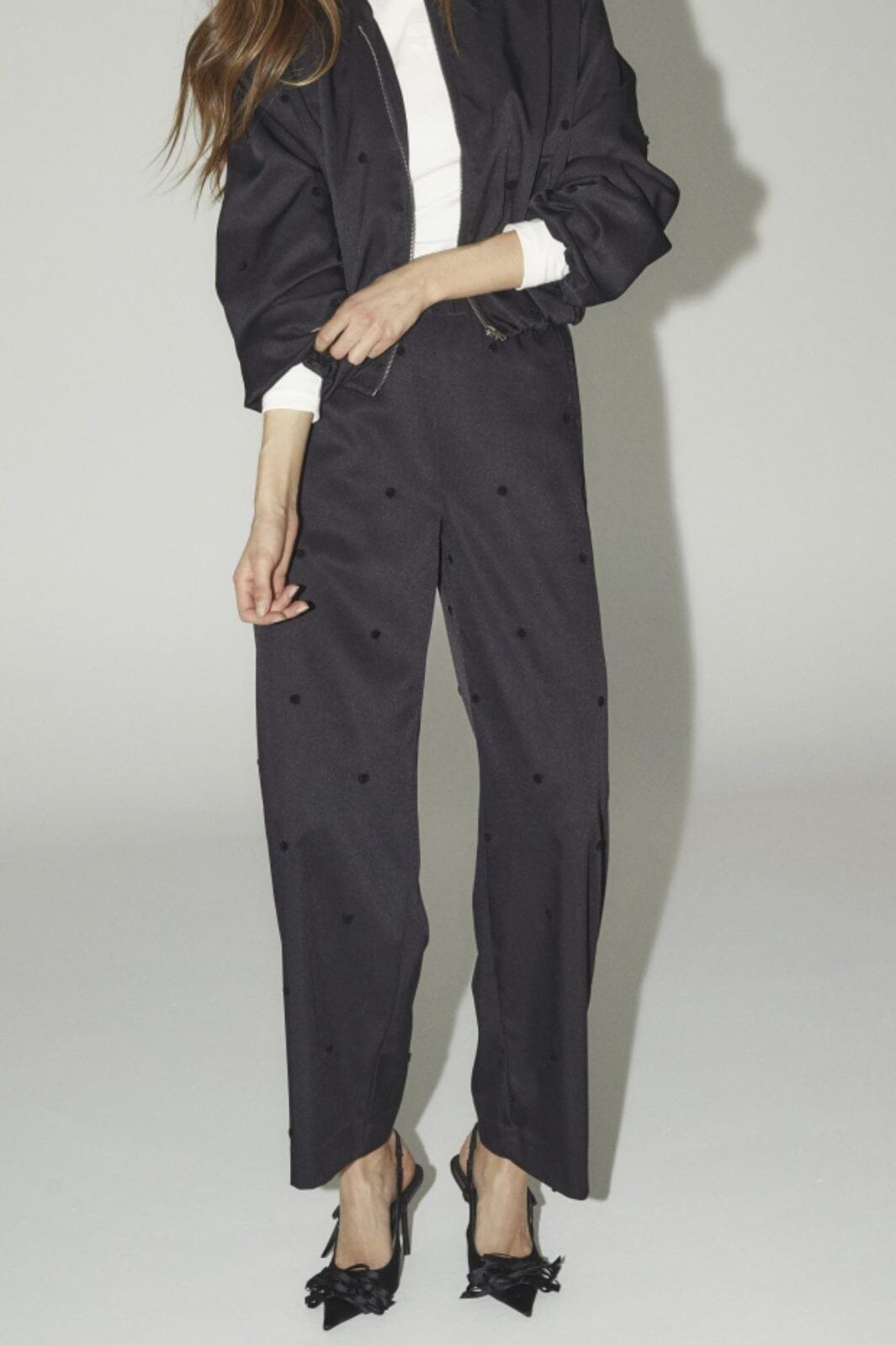Co´Couture - Clovercc Dot Pants 31600 - 96 - Black Bukser 