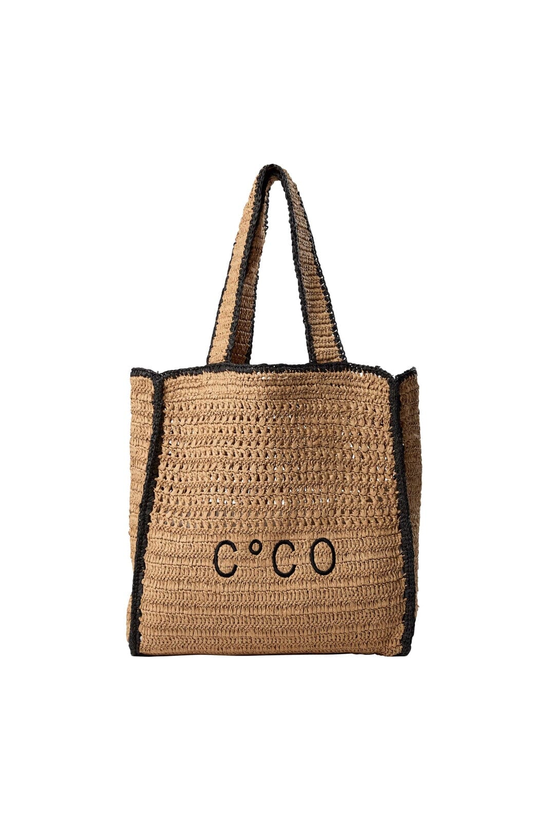 Co´Couture - Cococc Contrast Beach Bag 49084 - 4085 - Straw
