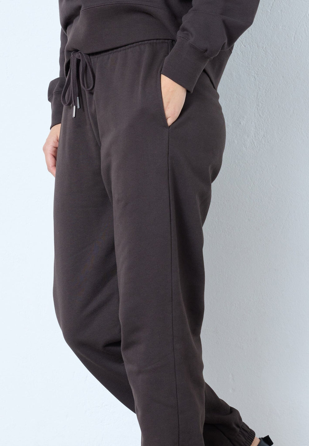 Co´Couture - Eriscc Sweatpant 41092 - 145 - Dark Brown Bukser 