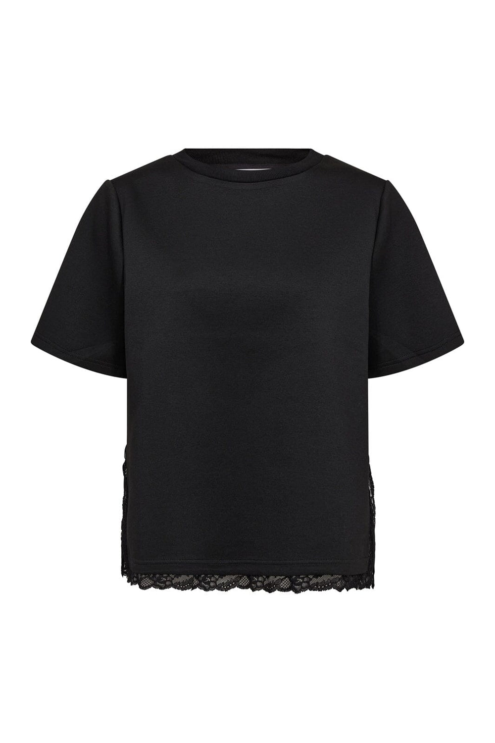 Co´Couture - Evicc Lace Tee 43031 - 96 - Black