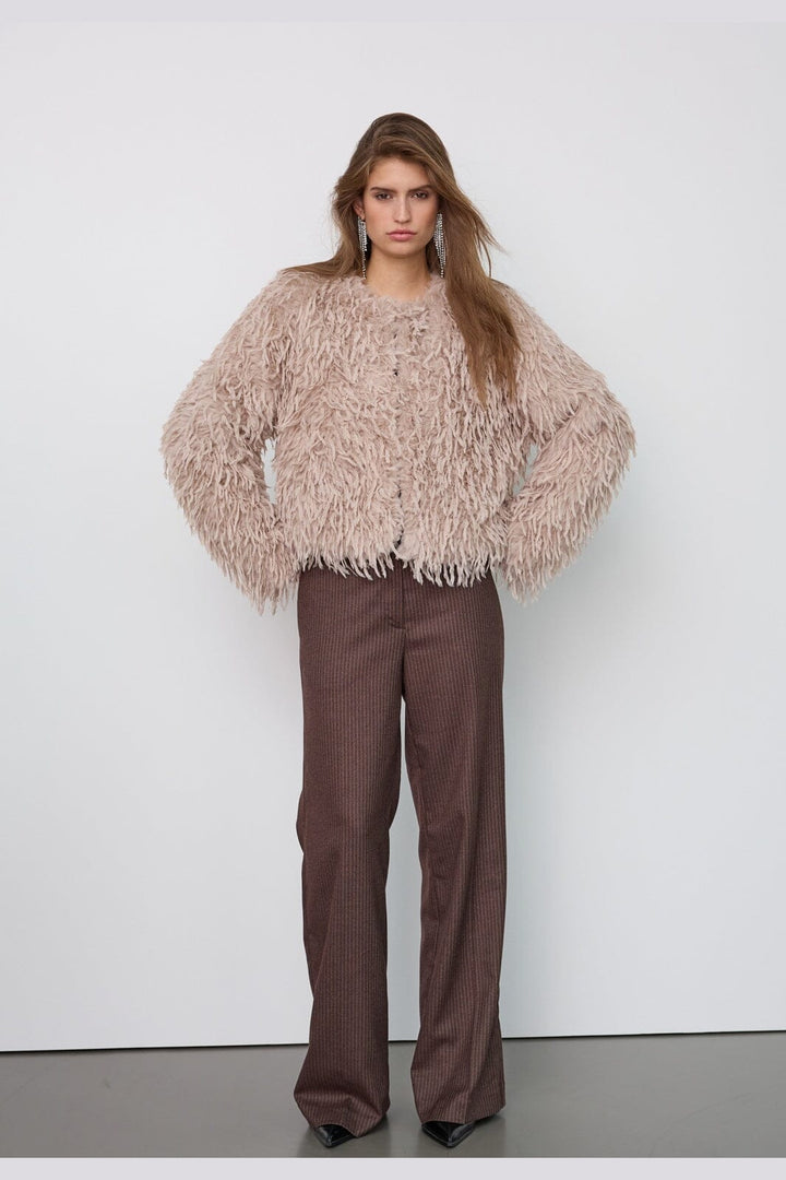 Co´Couture - Felicecc Feather Jacket 500603 - 20014 - Mink