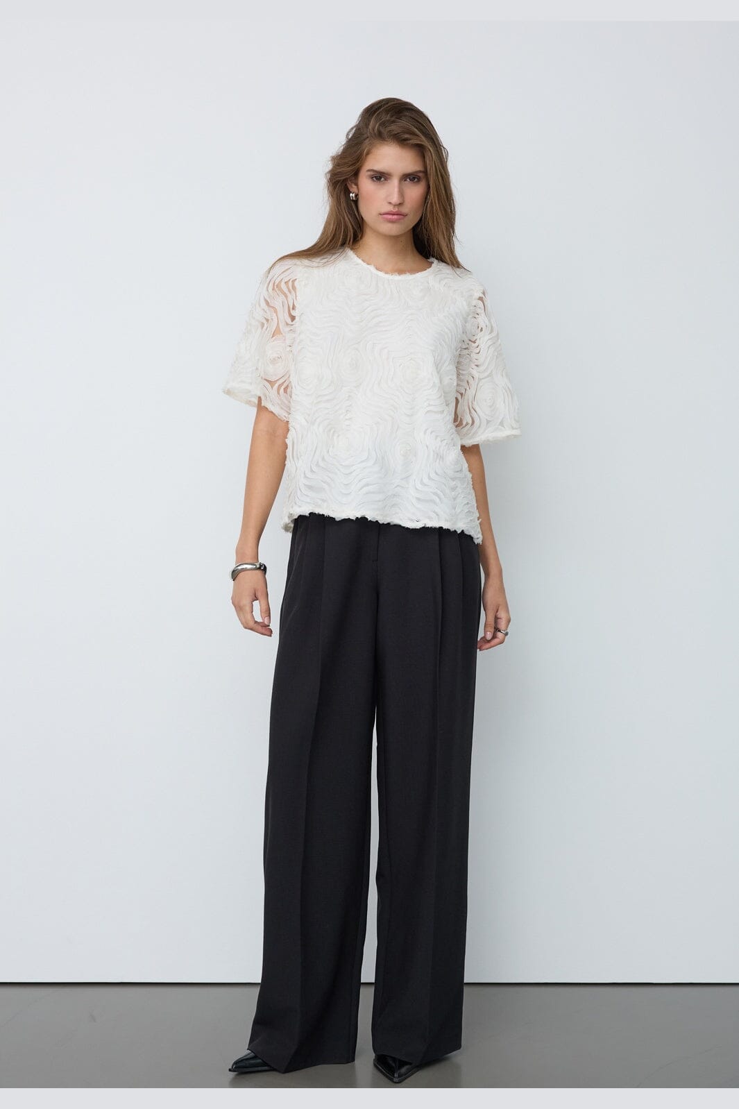 Co´Couture - Giovannacc Ss Blouse 500572 - 10002 - Off-White