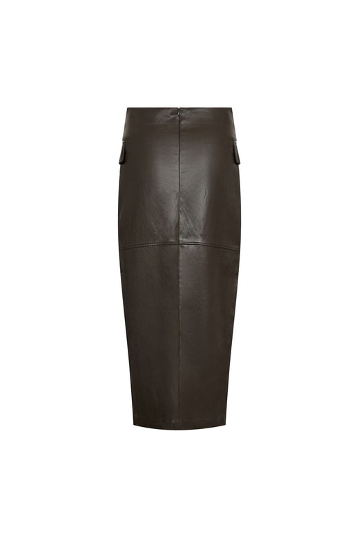 Co´Couture - Gittcc Asym Floor Skirt 500477 - 20003 - Dark Brown