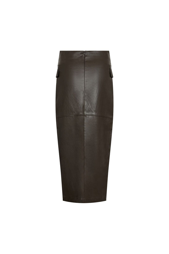 Co´Couture - Gittcc Asym Floor Skirt 500477 - 20003 - Dark Brown