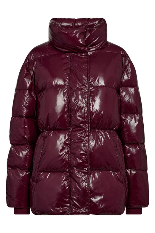 Co´Couture - Glossycc Puffer Jacket 30351 - 67 - Plum