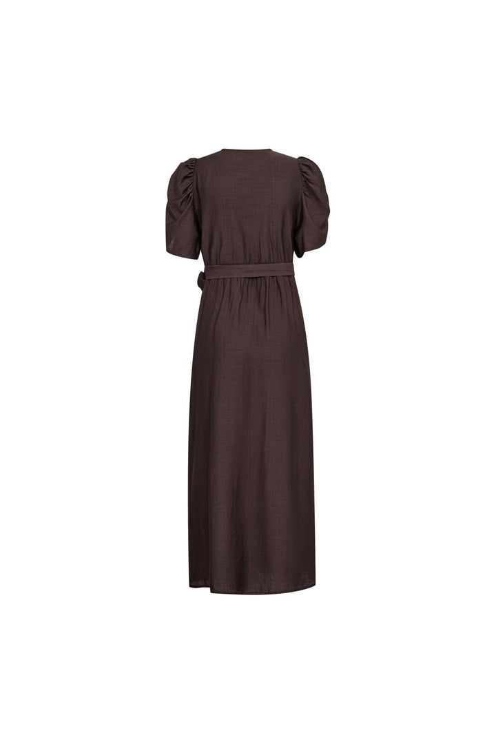 Co´Couture - Heracc Ss Wrap Dress 46094 - 145 - Dark Brown