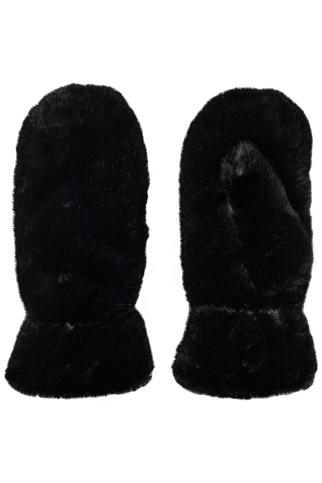 Co´Couture - Isabelcc Fur Mitten 39061 - 96 - Black Handsker & Vanter 