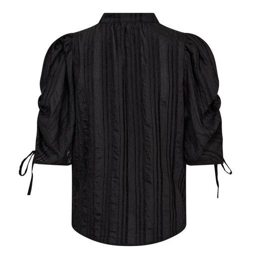 Co´Couture - Kesicc Ss Puff Blouse 35956 - 96 - Black Bluser 