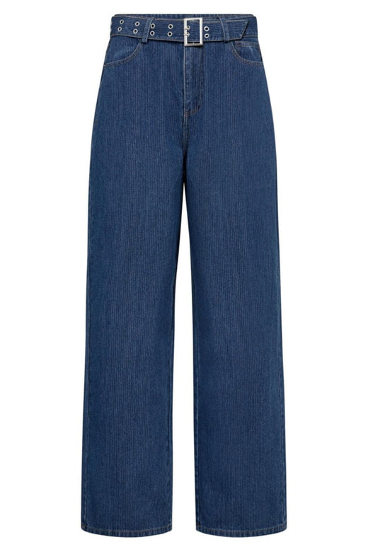 Co´Couture - Kimmycc Belt Jeans 41031 - 555 - Dark Denim Bukser 