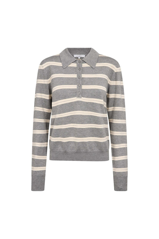 Co´Couture - Luecc Padded Polo Knit 500429 - 20002 - Brown