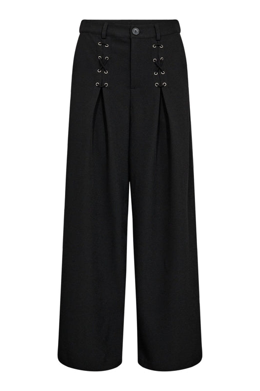 Co´Couture - Lunacc Eyelet Wide Pant 31554 - 96 - Black