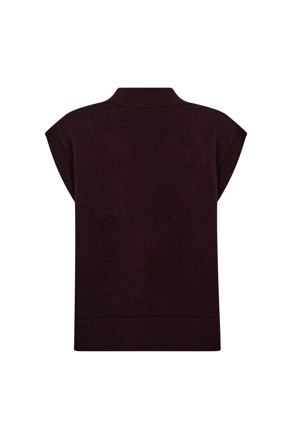 Co´Couture - Majacc V-Knit Vest 32220 - 87 - Winered