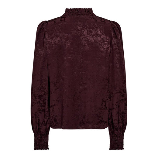 Co´Couture - Mikocc V-Blouse 35963 - 67 - Plum Bluser 