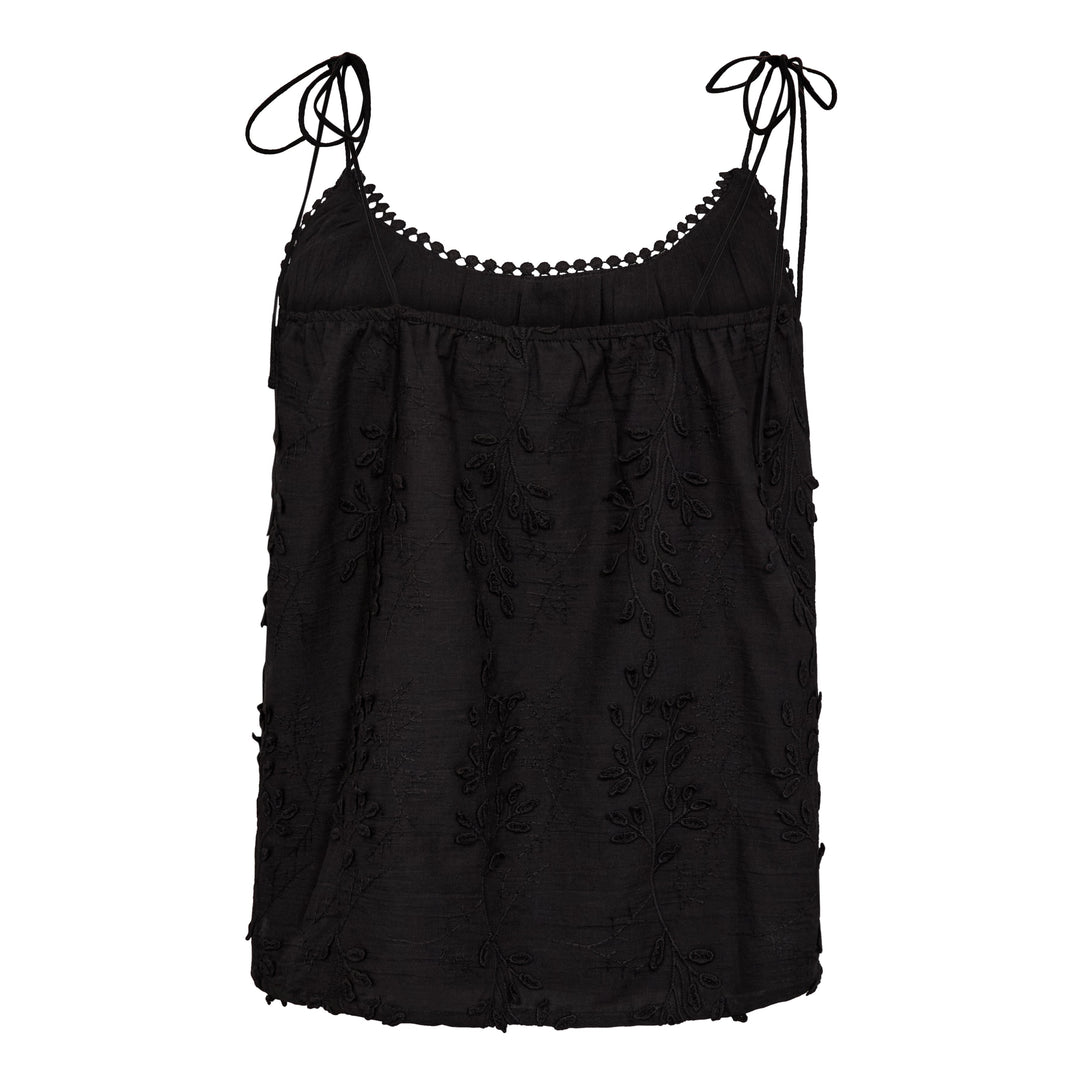 Co´Couture - Nessacc Singlet 33155 - 96 - Black T-shirts 