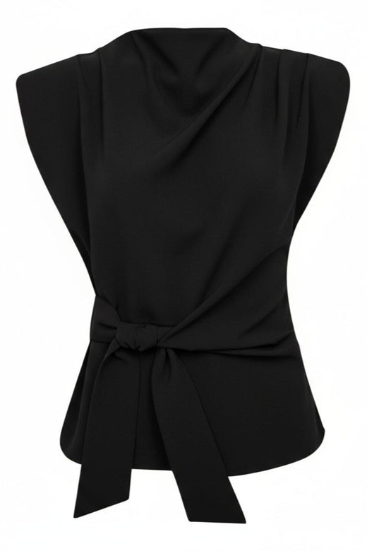 Co´Couture - Nolancc Pleat Top 35957 - 96 - Black Toppe 